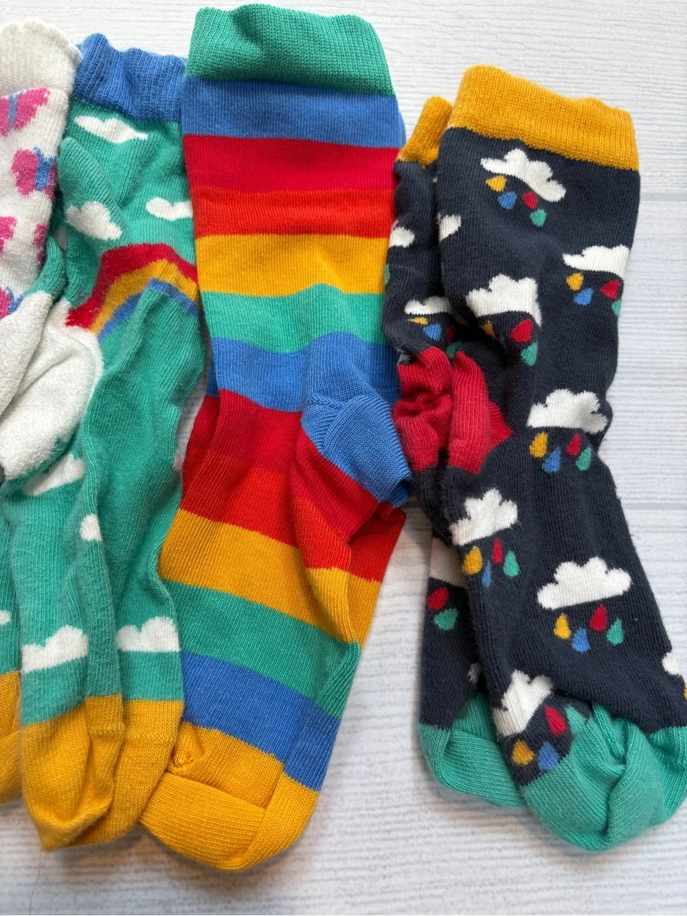 Kids Colorful Mixed Socks Pack - Multicolor